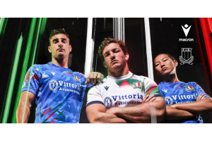 Maglia Italia rugby 2026/27 Macron: home e away futuriste
