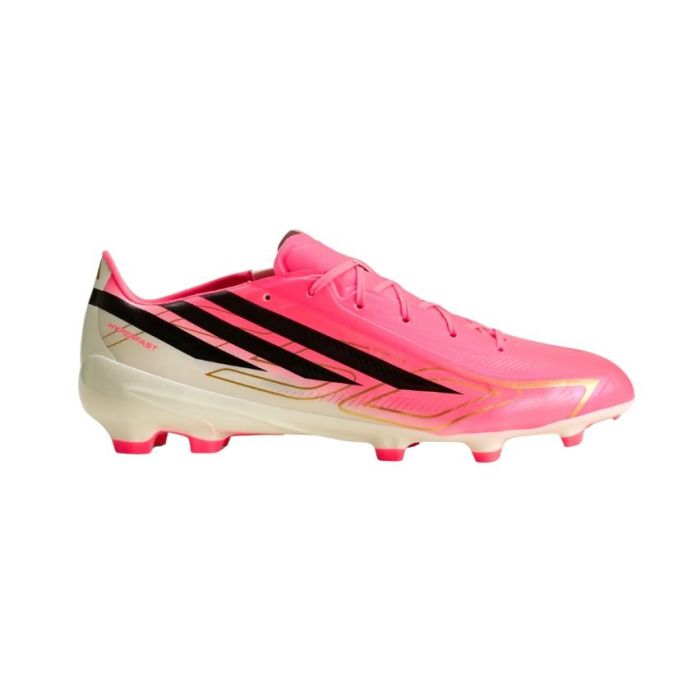 Scarpa Adidas F50 Hyperfast League rosa vista laterale destra