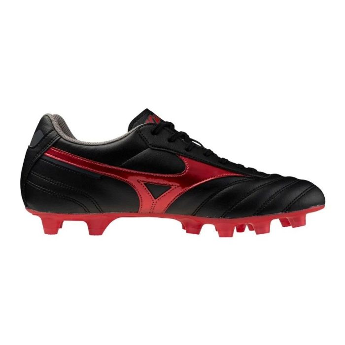 Scarpe da Rugby MORELIA II Club Stampate Mizuno Nero Rosso

