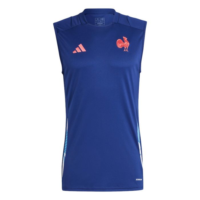 Canottiera da rugby da allenamento Francia 2024/2025 - Adidas