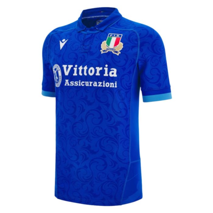 Maglia Rugby Autentica Domicile Italia 2024/2025 - Macron