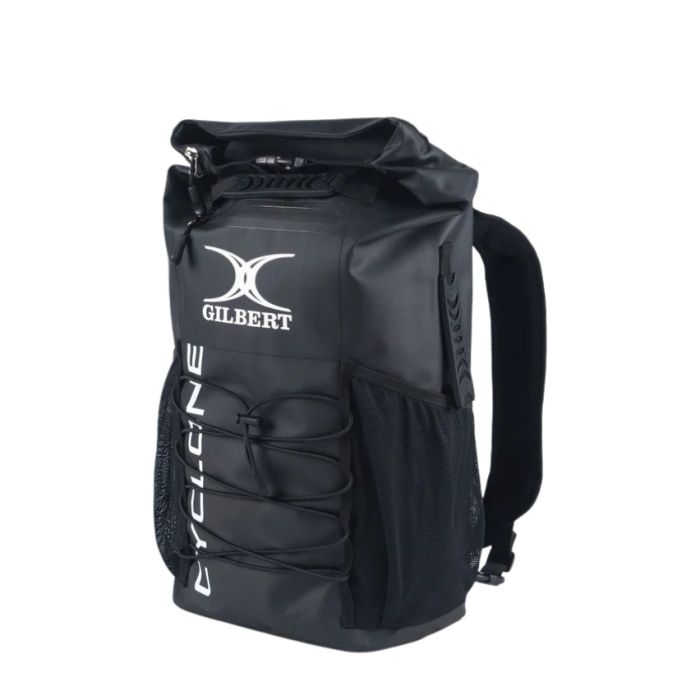 Zaino Cyclone Gilbert Tek poliestere nero scomparti rugby