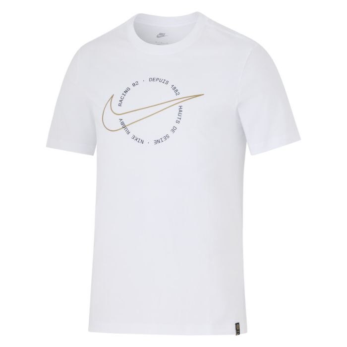 T-Shirt da Rugby Graphic Tee Racing 92 Bianco – Nike