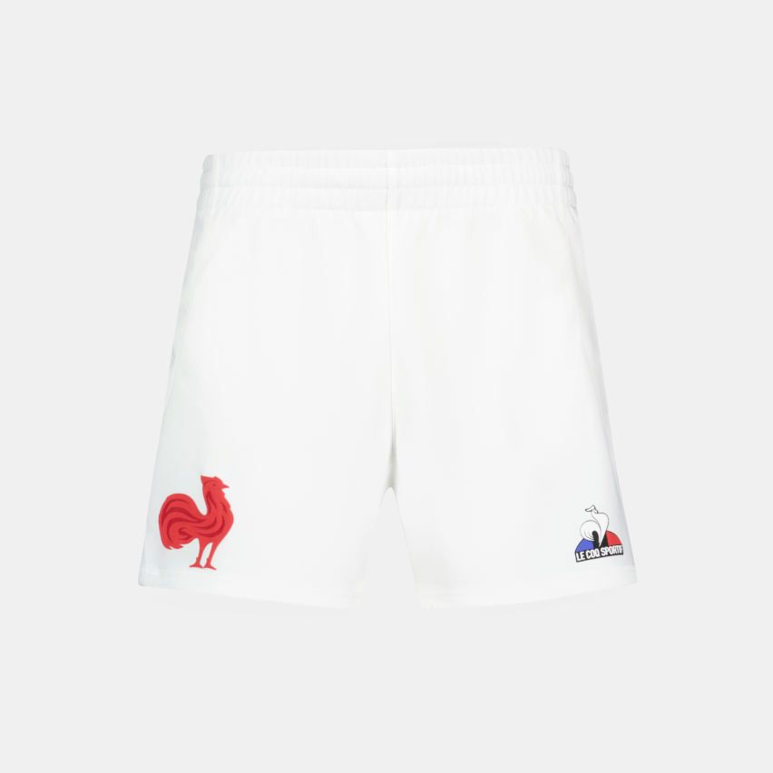 Pantaloncini da rugby bianchi della Francia - Le Coq Sportif