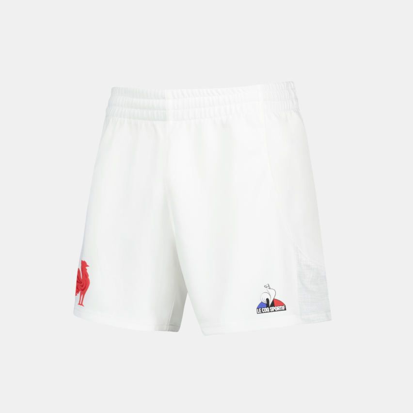 Pantaloncini da rugby bianchi della Francia - Le Coq Sportif