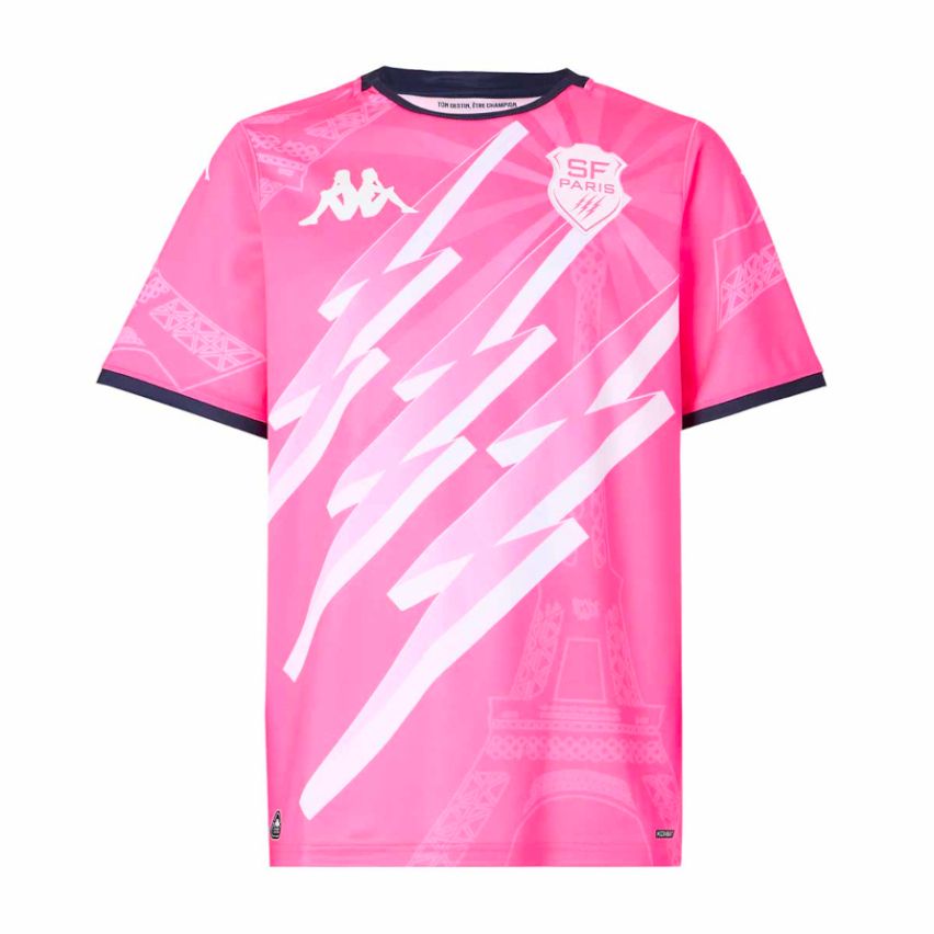 Maglia Rugby Bambino Stade Français Casa 2025/2026 - Kappa