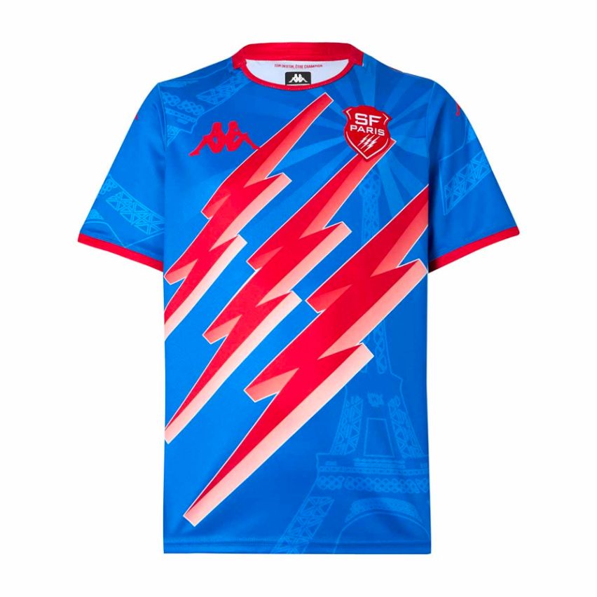 Maglia Rugby Bambino Stade Français Esterno 2025/2026 - Kappa