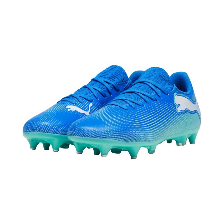 Scarpe da Rugby Future 7 Play MxSG Tacchetti Ibridi Tutti i Terreni Blu - Puma