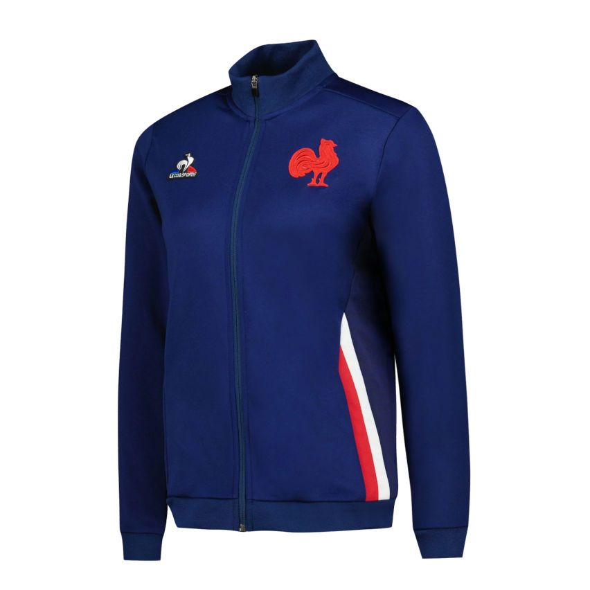 Felpa con zip rugby Francia donna 2023/2024 Le coq sportif