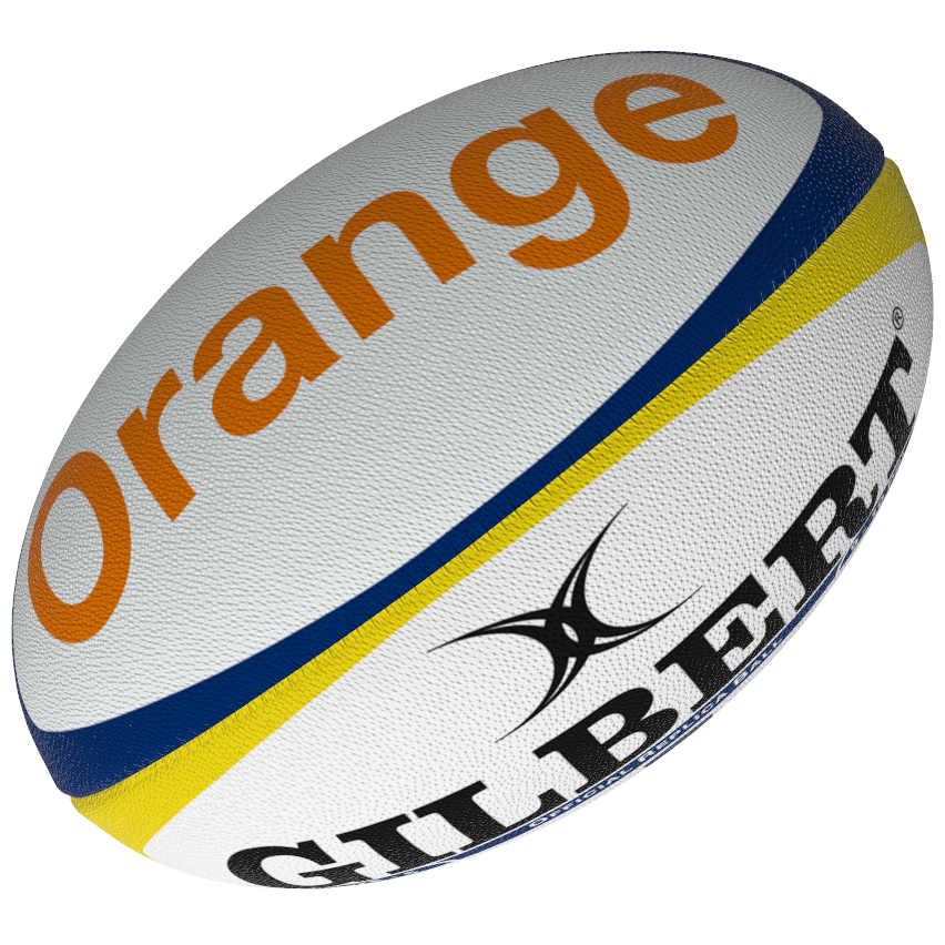 Il pallone da rugby ASM Clermont Auvergne misura 5 - Gilbert