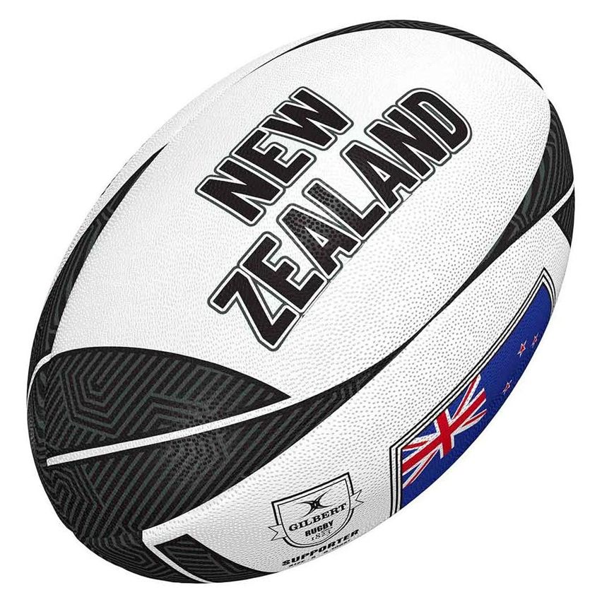 Pallone da Rugby per i Tifosi della Nuova Zelanda Taglia 5 - Gilbert