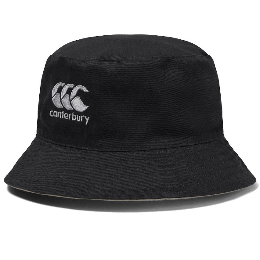 Cappello Bucket Rugby Reversibile Irlanda Nero e Grigio - Canterbury