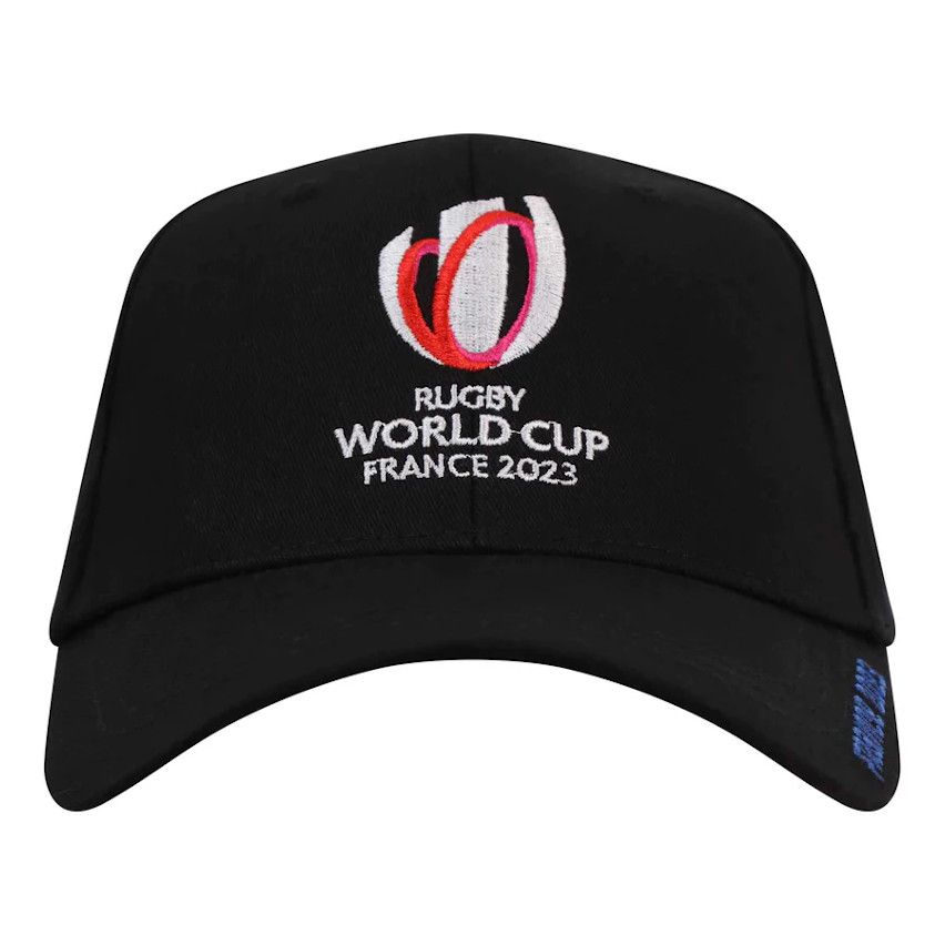 Cappellino da rugby Coppa del mondo di rugby Francia 2023 Nero - Sportfolio