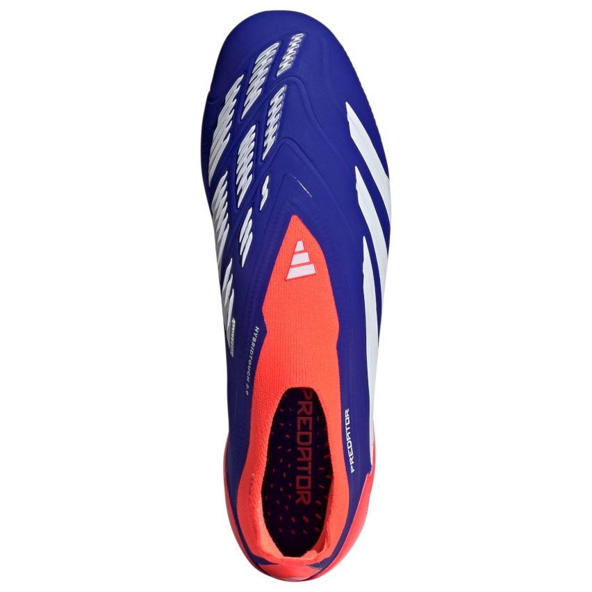 Scarpe Rugby Predator Élite SG Senza Lacci, Tacchetti Ibridi Tutto Terreno Blu - Adidas