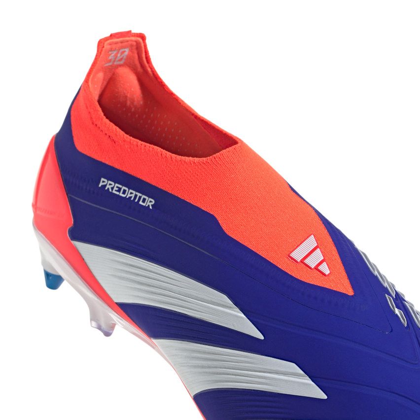 Scarpe Rugby Predator Élite SG Senza Lacci, Tacchetti Ibridi Tutto Terreno Blu - Adidas