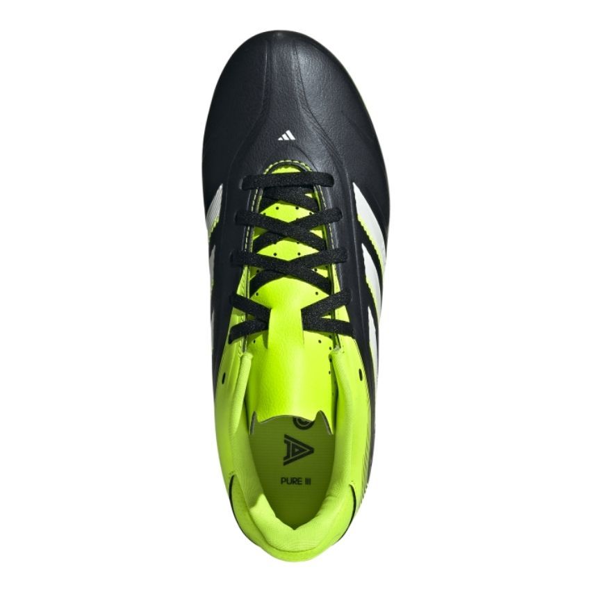 Scarpe da Rugby Bambino Copa Pure 3 Club FG/AG nero giallo - adidas