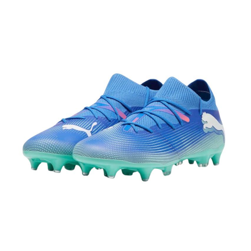 Scarpe Rugby Future 7 Match MxSG Tacchetti Ibridi Tutti i Terreni Blu - Puma