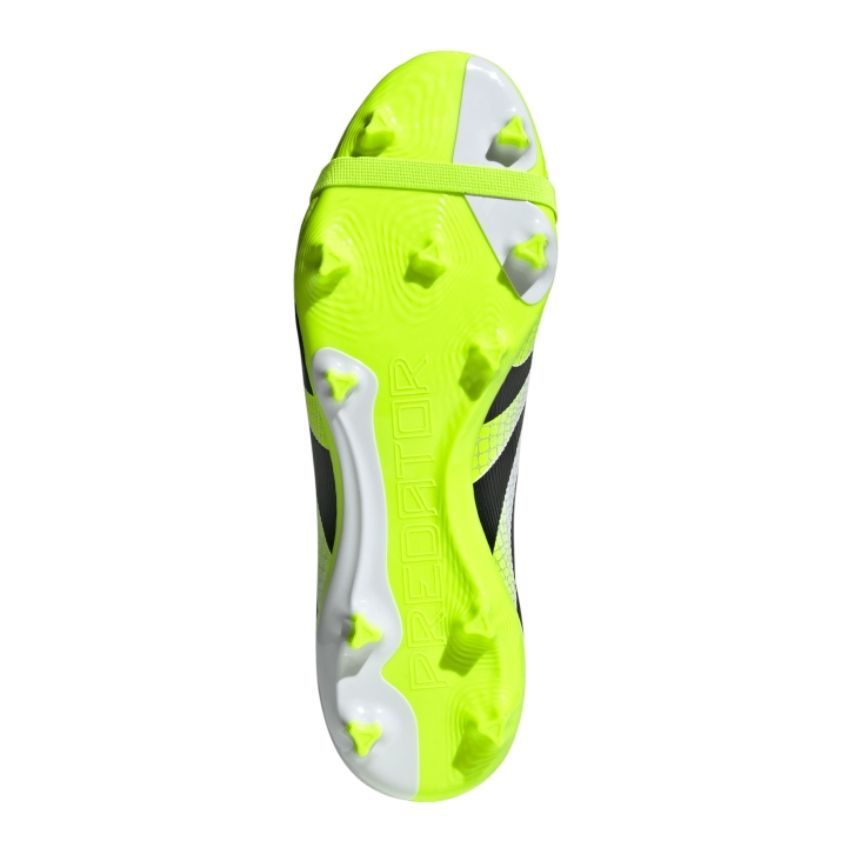 Scarpe da Rugby Predator FG/AG Tacchetti Fissi Bianco Giallo Uomo - Adidas