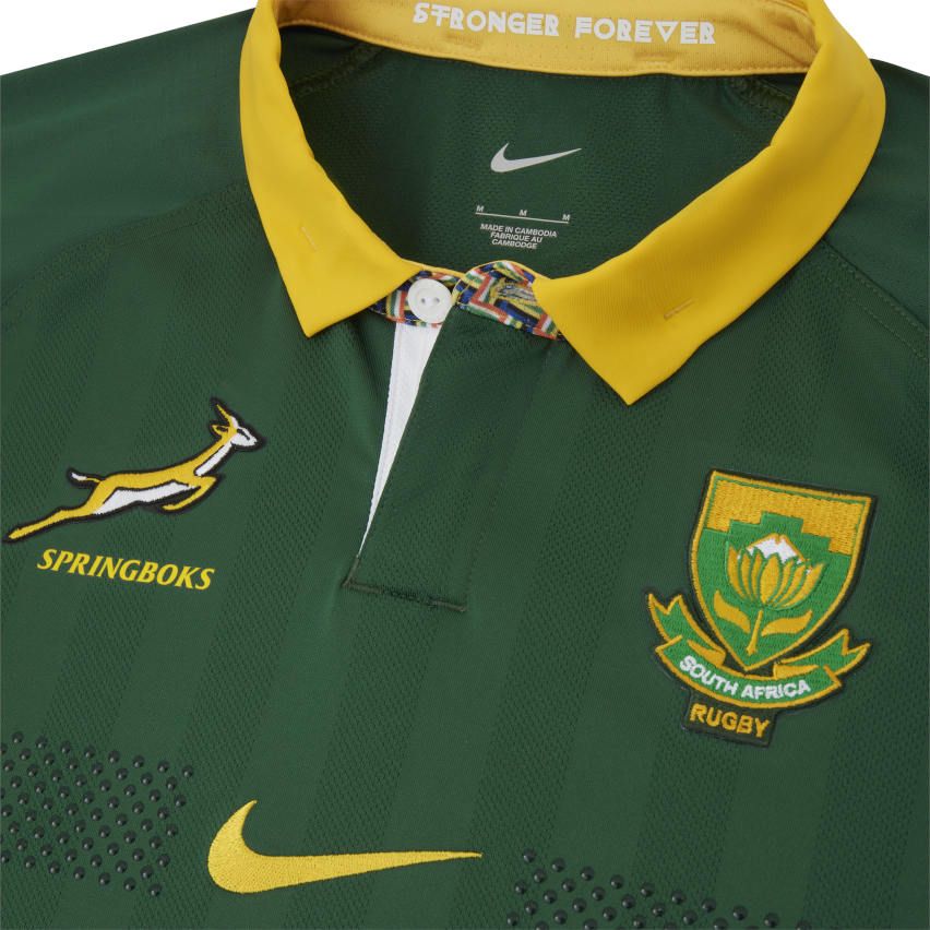Maglia da Rugby Sudafrica Autentica Casa 2024/2025 - Nike
