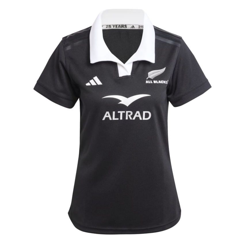 Maglia da Rugby Casa Donna 2024 2025 All Blacks Adidas