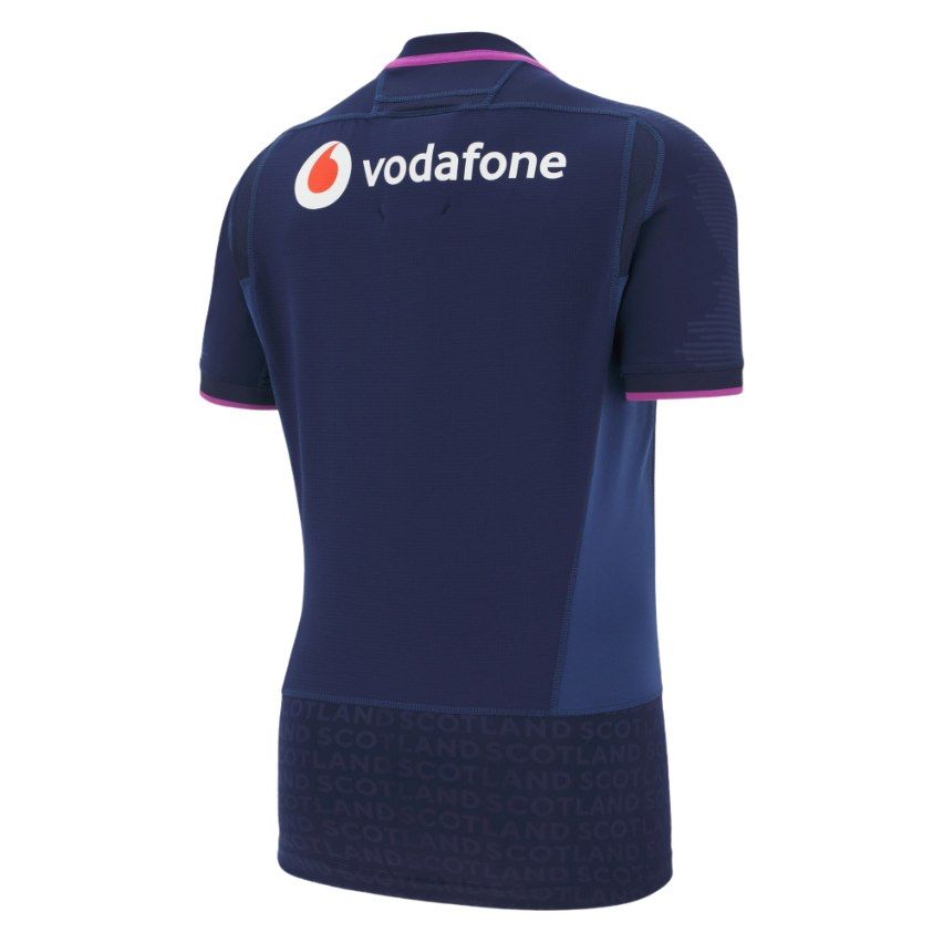 Maglia Rugby bambino Scozia Casa Blu Navy 2025/2026 - Macron