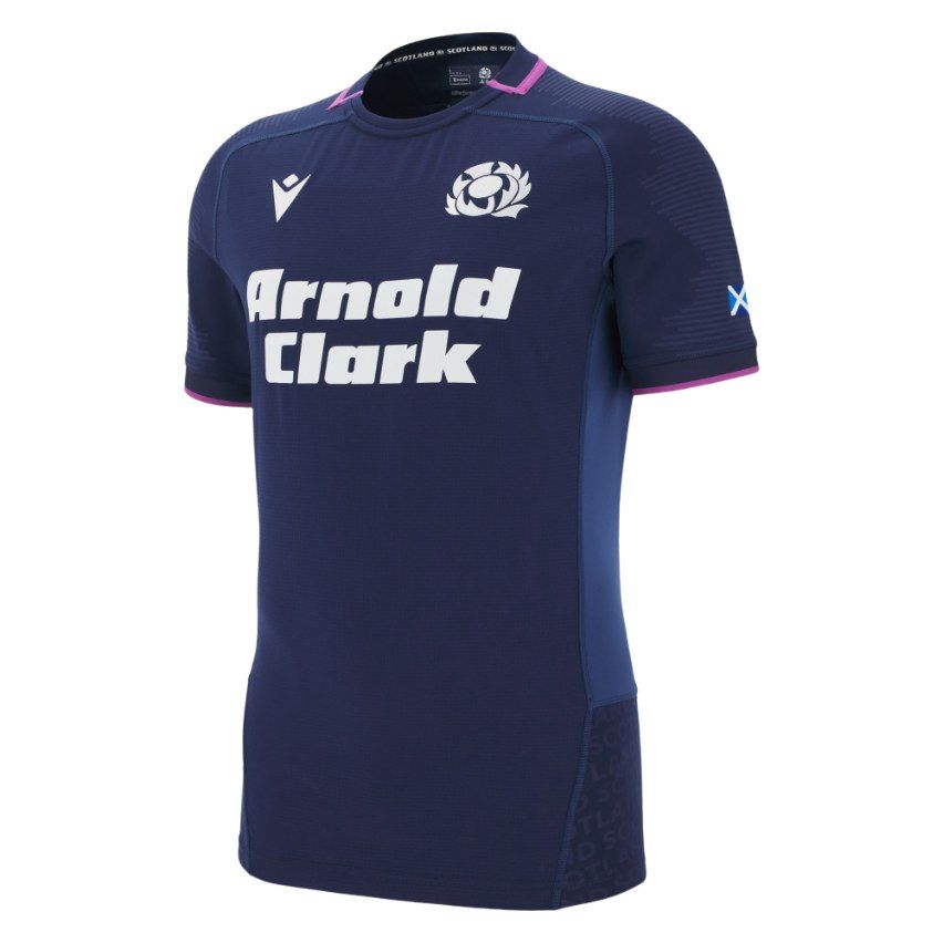 Maglia Rugby bambino Scozia Casa Blu Navy 2025/2026 - Macron