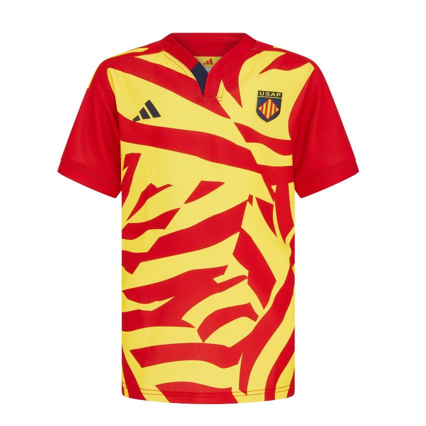 Maglia da rugby bambino USAP Perpignan Trasferta 2025/2026 – Adidas
