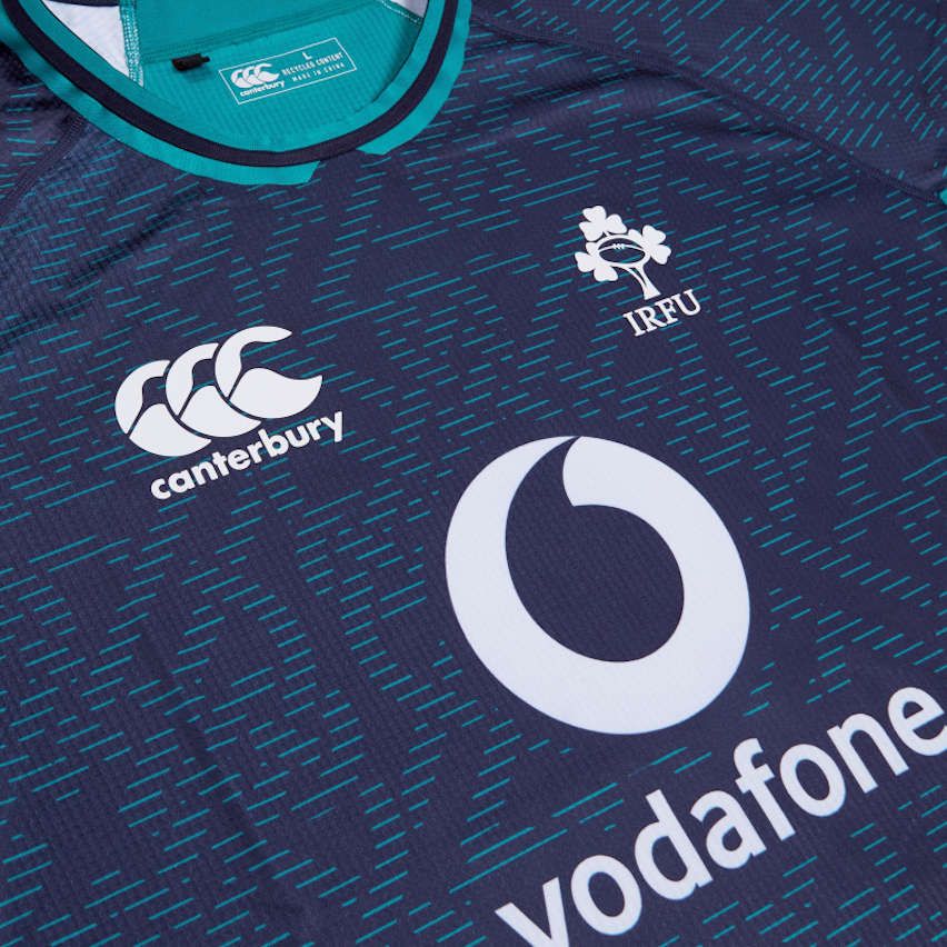 Maglia Rugby Pre-Match Pro Irlanda Blu/Verde - Canterbury