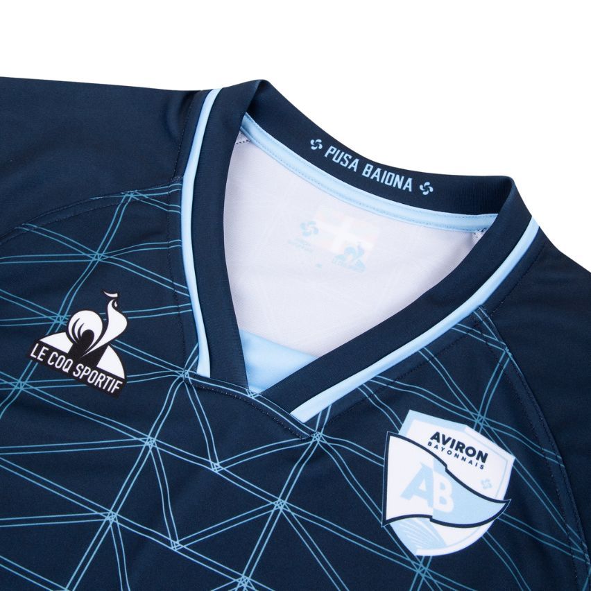 Maglia Rugby Bambino Aviron Bayonnais Esterno 2025/2026 - Le Coq Sportif