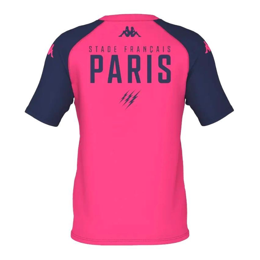 Maglia Rugby Bambino Allenamento Stade Français Rosa - Kappa