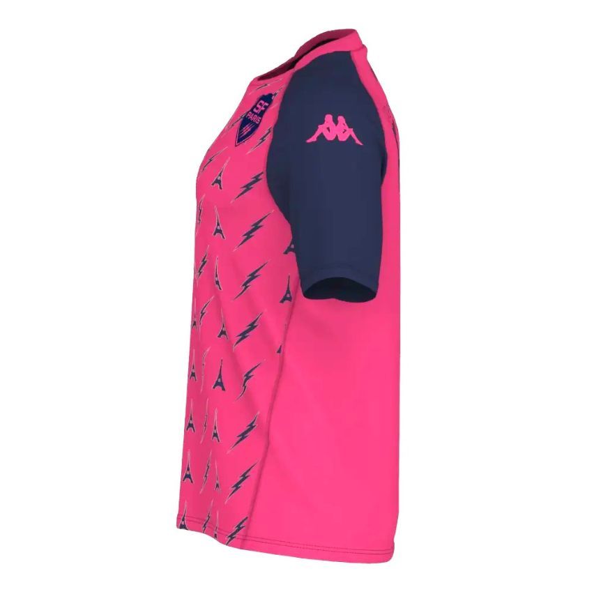 Maglia Rugby Bambino Allenamento Stade Français Rosa - Kappa