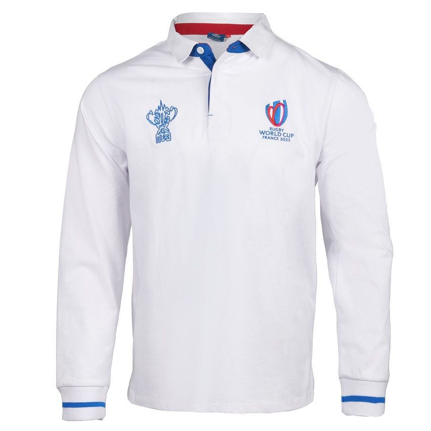 Maglia Rugby Francia Rugby World Cup 2023 Bianca - Sportfolio