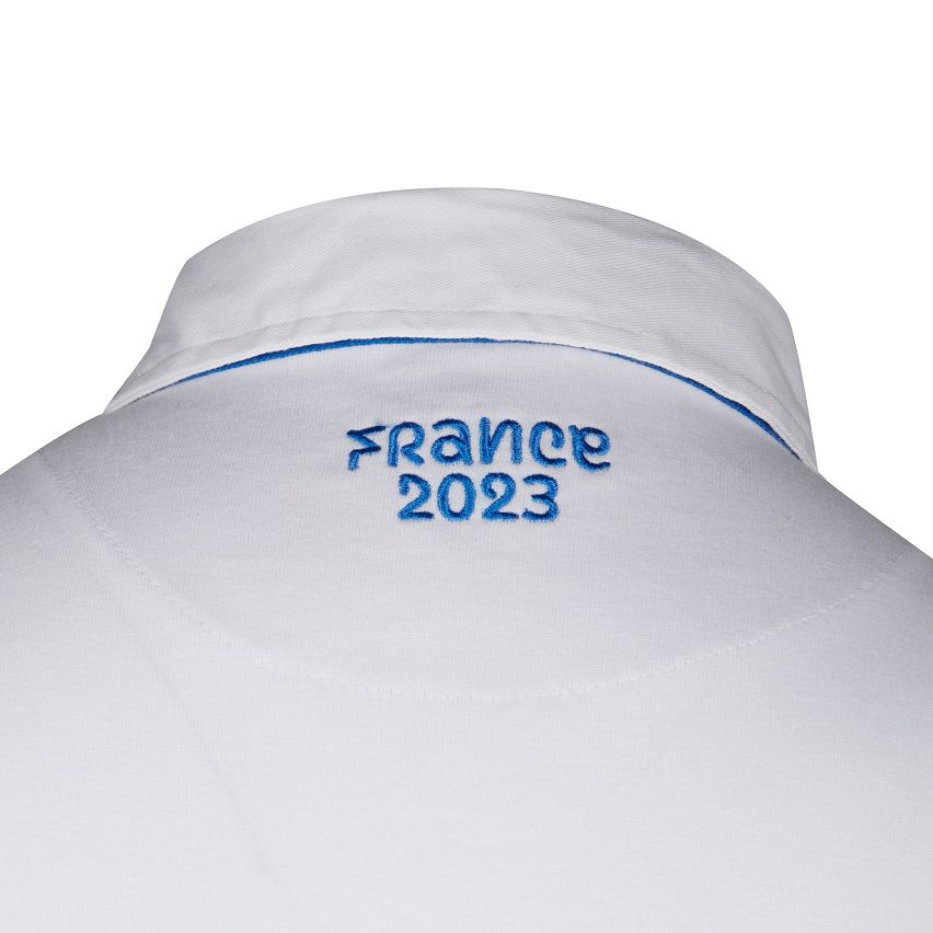 Maglia Rugby Francia Rugby World Cup 2023 Bianca - Sportfolio