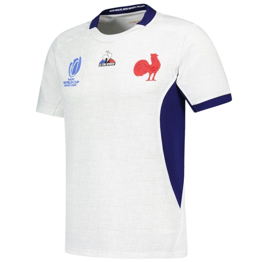 Maglia da rugby Francia visitante Coppa del Mondo di Rugby 2023