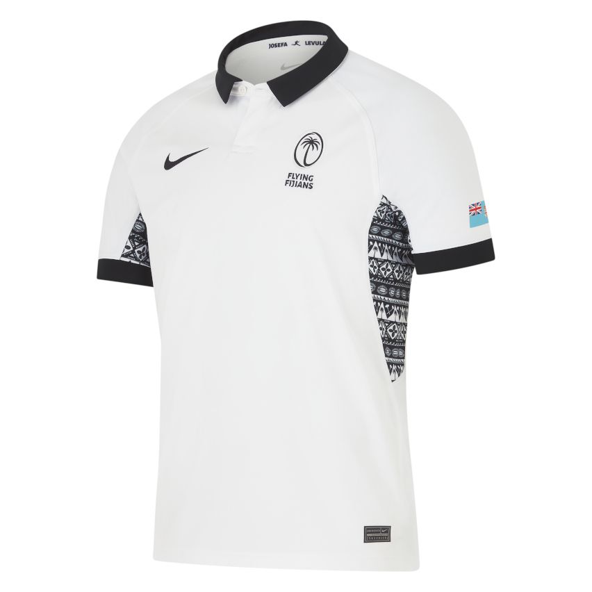 Maglia Rugby Ufficiale Casa Fiji Bianca Nike boutique rugby