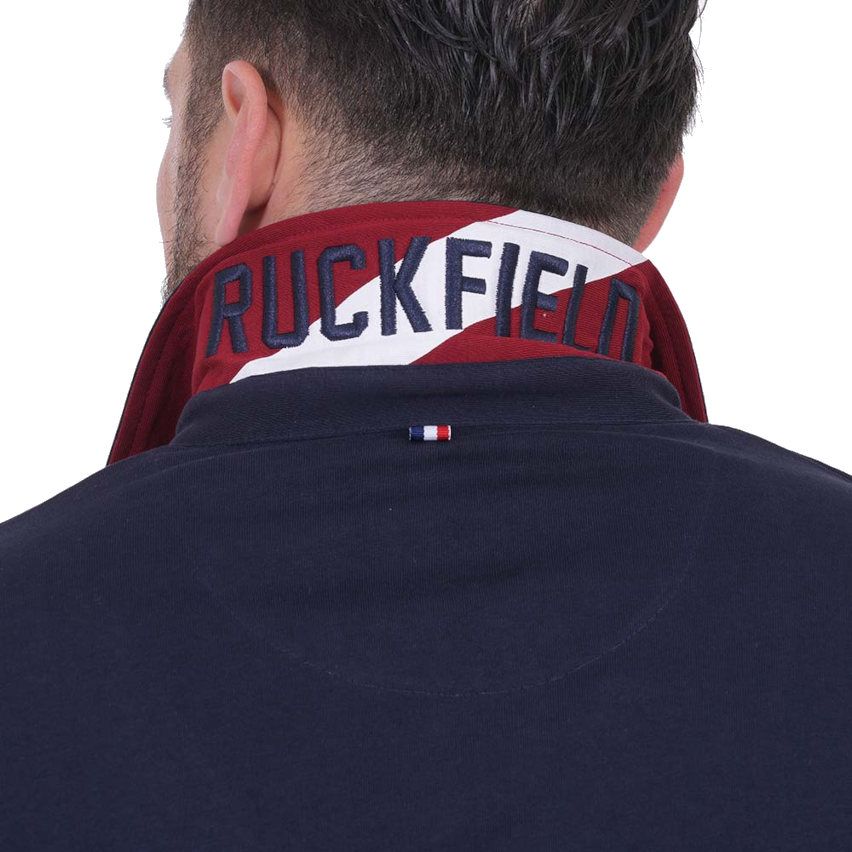 Polo Manica Lunga French Rugby Club Blu Navy + 1 T-Shirt in Omaggio - Ruckfield