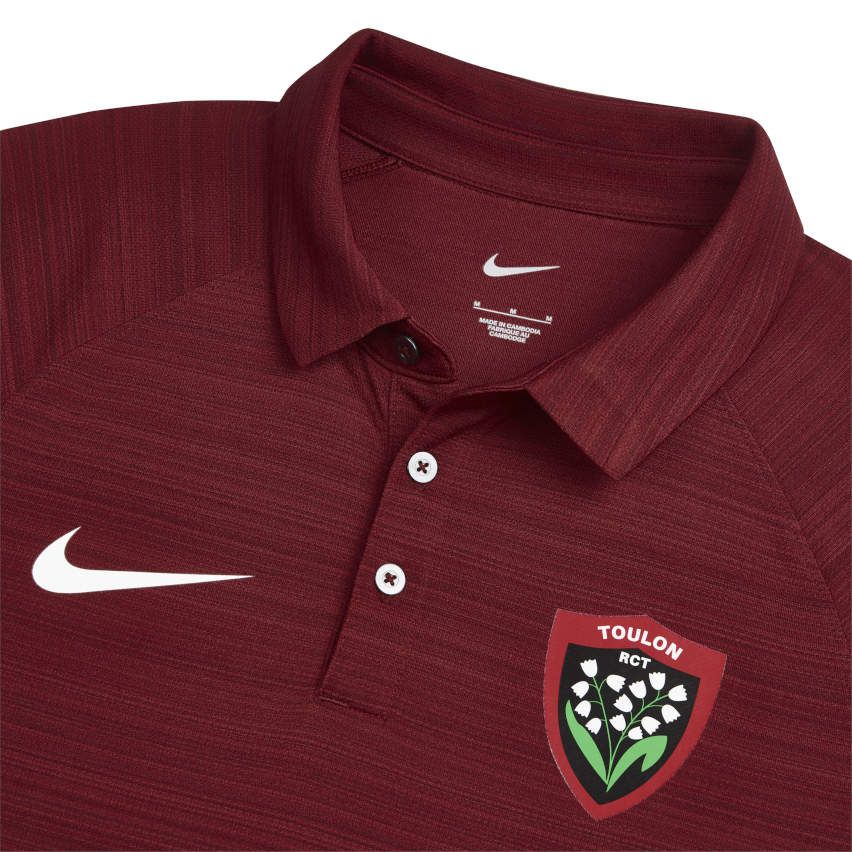 Polo Rugby Training RC Toulon 2024/2025 Rosso - Nike