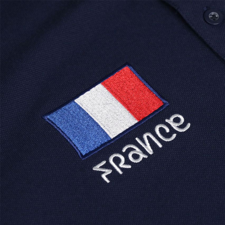 Polo Francia Coppa del Mondo di Rugby Francia 2023 Blu - Sportfolio