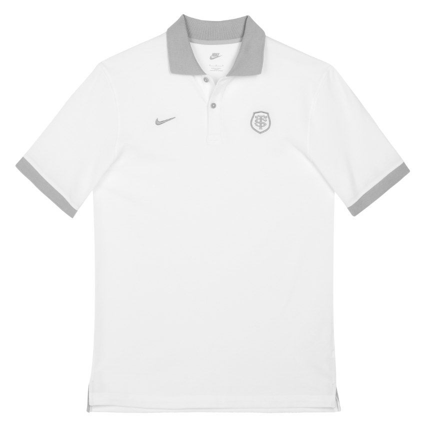 Polo Rugby Premium Piqué Bianco Stade Toulousain - Nike
