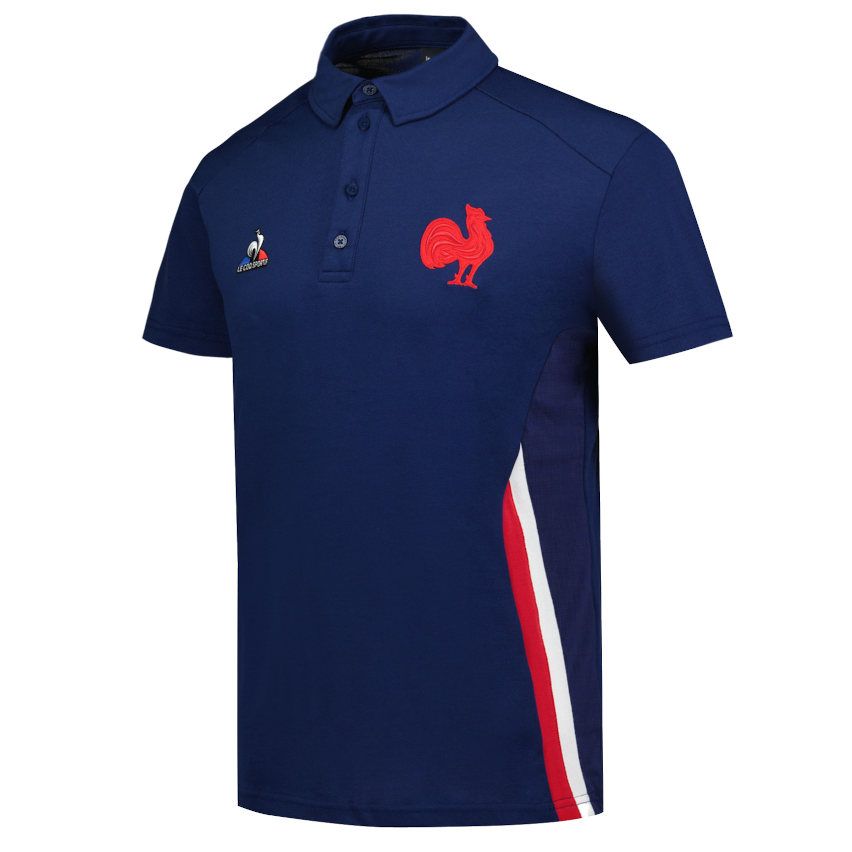 Polo Rugby Francia Blu Presentazione Le Coq Sportif boutique rugby