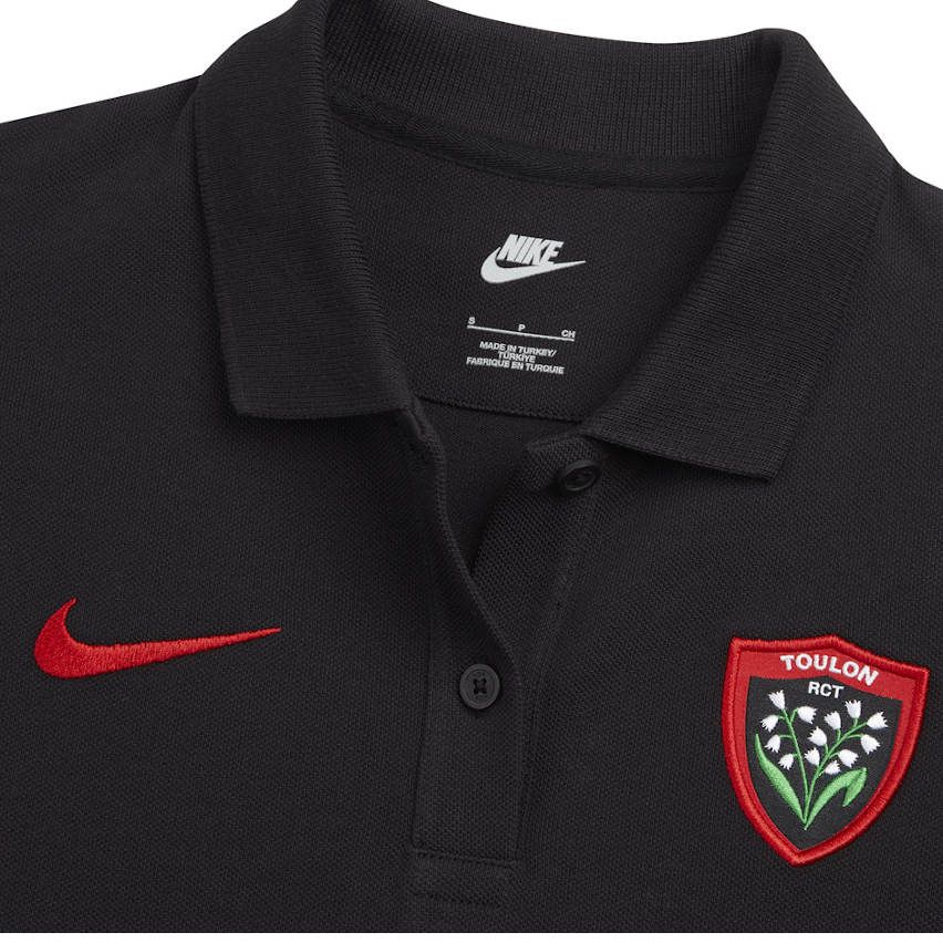 Polo Rugby RC Toulon Donna Nero 2023/2024 - Nike