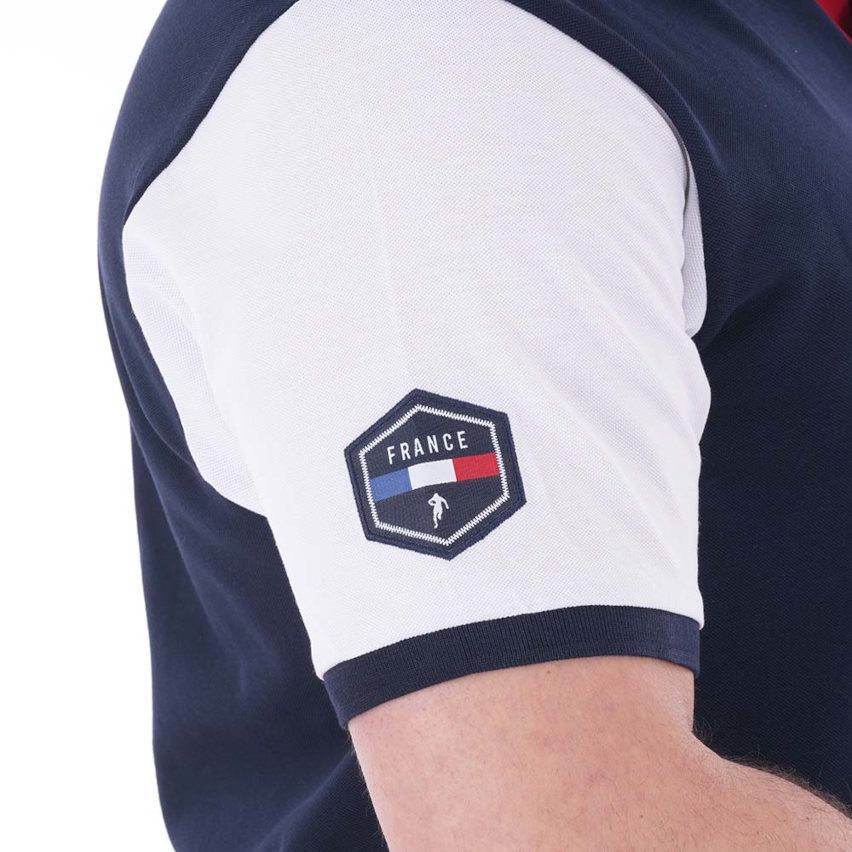 Polo French Rugby Club a maniche corte Blu Navy - Ruckfield