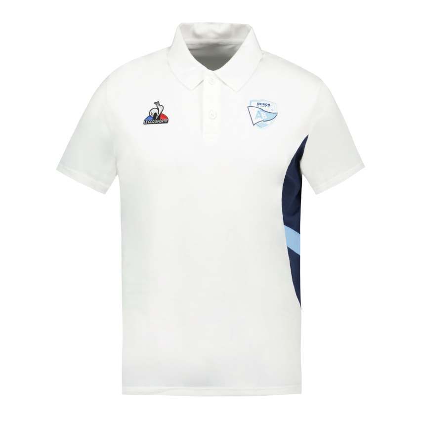 Polo Rugby Presentazione Aviron Bayonnais Bianco - Le Coq Sportif