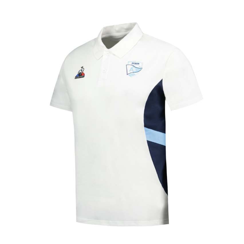 Polo Rugby Presentazione Aviron Bayonnais Bianco - Le Coq Sportif