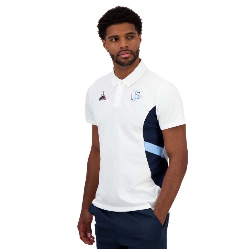 Polo Rugby Presentazione Aviron Bayonnais Bianco - Le Coq Sportif