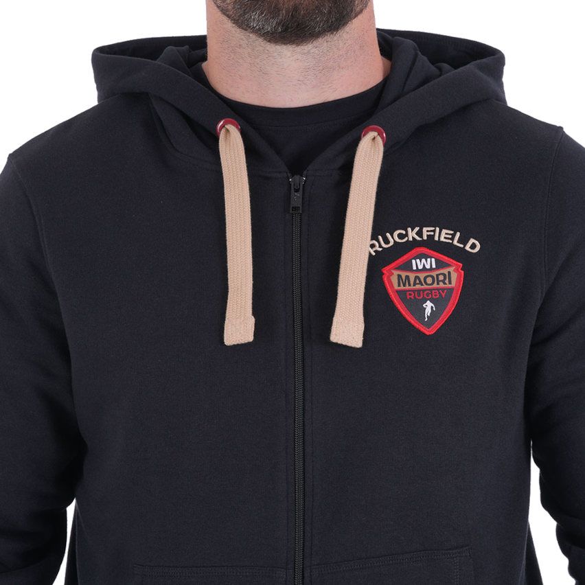 Felpa con cappuccio con zip Maori - Ruckfield