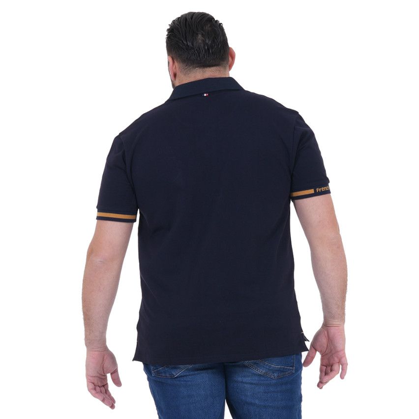 Polo a Maniche Corte French Rugby Club Blu Navy - Ruckfield