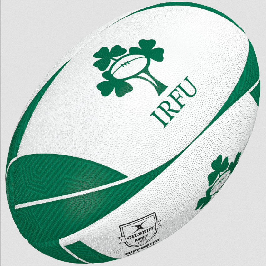 Palla Rugby Supporto Irlanda Taglia 5 - Gilbert