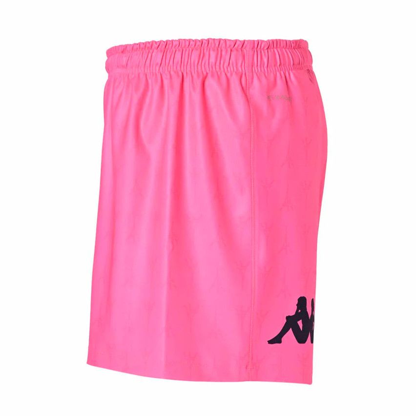 Short Bambino Kombat Ryder Home Stade Français Paris Rosa 2024/2025 - Kappa