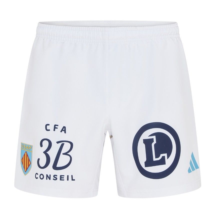 Short Performance Rugby USAP Bianco 2025/2026 - Adidas
